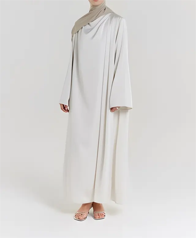 Femme modeste jupe plissée vêtements islamiques Abaya dubaï femmes robe vêtements musulmans à manches longues de haute qualité à la mode personnalisée