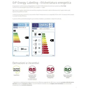 Caldera de Condensación de Alta Potencia Baxi Luna Duo-Tec MP+ 1.35, Sistema HVAC Doméstico Solo para Calefacción - Product Image 3