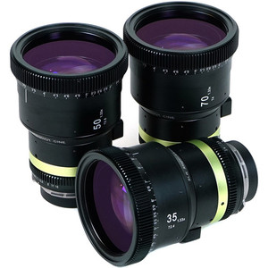 Ensemble de lentilles convexes asphériques SLR Magic 1.33x Anamorphot-CINE, monture PL, verre optique, personnalisable, support OEM, lentilles 35, 50, 70 mm - Product Image 1