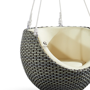 Sedia a Dondolo Sospesa da <span class=keywords><strong>Esterno</strong></span> per <span class=keywords><strong>Adulti</strong></span>, Sedia a Uovo di Lusso per Patio, <span class=keywords><strong>Altalena</strong></span> da Giardino, Arredo <span class=keywords><strong>Esterno</strong></span> - Product Image 5