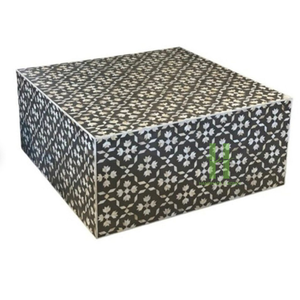 โต๊ะกาแฟประดับมุกลายดอกไม้ประดับมุกโต๊ะข้างแม่ของไข่มุก - Product Image 1