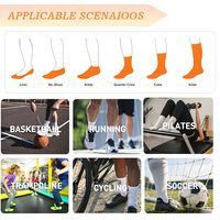 Chaussettes de sport épaisses en jacquard personnalisées avec coton peigné - Services OEM - Ajoutez votre logo - Styles ski, course à pied, basketball et cyclisme