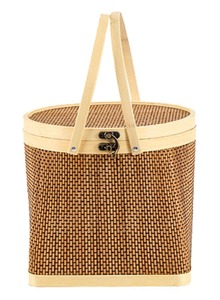 Wooden Handcrafted Woven <b>Egg</b> Basket Handles Kitchen <b>Storage</b> for Chicken <b>Eggs</b> Multifunction Eco-Friendly Vintage Design Christmas - Product Image 4