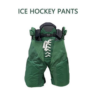 Pantalon de hockey sur glace pour adulte, entraînement, jeu, coque rembourrée, léger, taille réglable, professionnel, respirant, polyester, personnalisable - Product Image 2