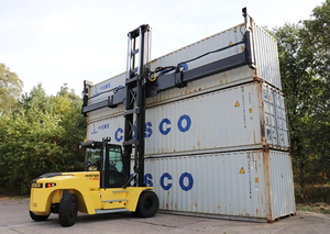 Listo para el envío. Manipuladores de contenedores Hyster, confiables, vacíos, ahora en stock - Product Image 2