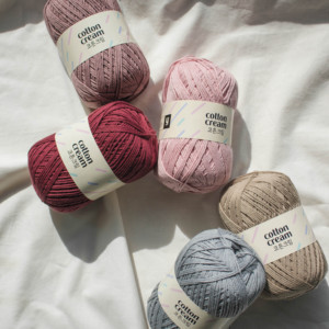 Venta al por mayor de hilo de ganchillo de algodón crema de algodón (150g) Corea del Sur hilo de color pastel suave de alta calidad para tejer de ganchillo - Product Image 2