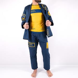 Personnalisé Brodé BJJ Gi 450gsm Perle Armure Jiu Jitsu Kimono Uniforme OEM Usine Vente En Gros Vêtements D'entraînement - Product Image 5