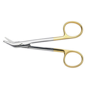 Ciseaux universels MEDIHEAL SURGICAL CORPORATION de qualité supérieure, modèle TC Crown, demi-ornés d'or, pour couper les ligatures et plier les fils, 12 cm, en acier inoxydable - Product Image 5