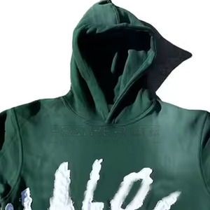 Prix bas meilleure vente en détresse broderie Hoodies sur mesure en détresse broderie Hoodies - Product Image 5