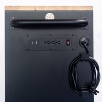 Armoire à outils roulante en acier inoxydable noir mat CSPS 76 cm, 5 tiroirs, support OEM/ODM, pour mécaniciens et garages automobiles (2)
