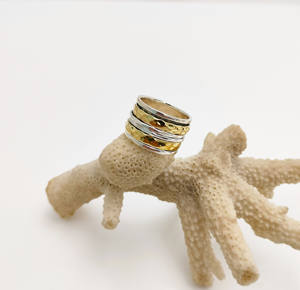 Bague élégante en argent sterling 925 avec sertissage clos, style bohème, pour femmes, idéale pour mariages, fêtes et anniversaires - Vente en gros de bijoux fins - Product Image 3