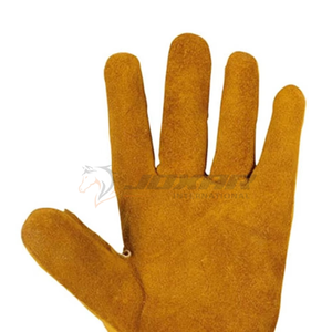 Gants de soudage à manches longues avec cuir épais et doublure respirante offrant une protection supérieure contre les étincelles et la chaleur - Product Image 3