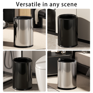 Công Suất Lớn Thép Không Gỉ Thùng Rác Có Thể Với Nắp Sang Trọng Mới Chất Thải Bin Cho Phòng Khách Nhà Bếp Phòng Tắm Khách Sạn Sử Dụng - Product Image 6