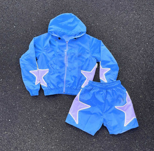 Prince OEM, conjuntos personalizados para hombre, ropa de calle ligera, ropa de calle de nailon de alta calidad para la temporada de primavera, opciones de talla grande disponibles - Product Image 1