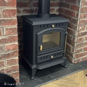 Juego de Herramientas para Chimenea Multicombustible, Quemador de Leña de 7KW, Aluminio, 630x430x630H mm, Moderno, para Uso en Interiores y Exteriores, Calefacción con Leña - Product Image 3