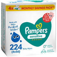 ผ้าเช็ดทําความสะอาดเด็กที่ละเอียดอ่อนจากธรรมชาติ Pampers Aqua Pure 8X Pop-Top 448 กรัม - Product Image 5