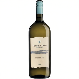 Italy-Made TERRE FORTI Trebbiano Rubicone IGT White <b>Wine</b> Crisp Everyday Italian Magnum 1500ml 6 Bottles Per Box - Product Image 2