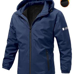 แจ็กเก็ตกันลมสำหรับทุกเพศพร้อมดีไซน์โลโก้ตามสั่ง - Product Image 1