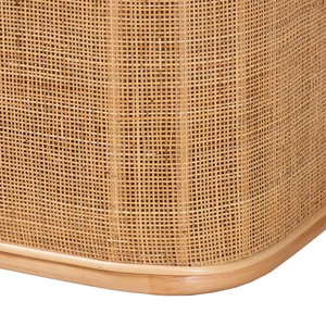 Wholesale Bohemian Natural Rattan <b>Storage</b> <b>Bench</b> Entry <b>Bench</b> with Shoe <b>Storage</b> & Soft Cushion from Vietnam Factory - Product Image 3