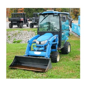 Le mini-tracteur LS MT125 est doté d'une pompe hydraulique à haut débit et d'un volant inclinable pour un contrôle précis dans les espaces restreints. - Product Image 6