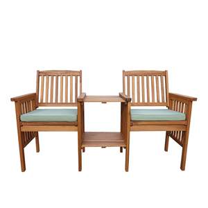 Banc d'extérieur de style ferme optimal pour les hôtels, couleur personnalisable, logo, bois massif de haute qualité, confortable pour les clients - Product Image 2