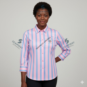 Camisa Formal de la Hermandad Gamma Phi Delta, Camisa de Vestir Informal con Botones Delanteros, Cuello Camisero, Tejida, para Uso Diario - Product Image 4