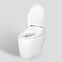 Chasse d'eau automatique de toilette intelligente ALB-R14605 TREVI avec bidet complet Fabriqué en Corée Toilette intelligente de luxe écologique