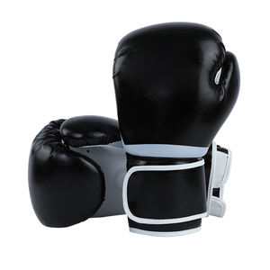 Guantes de boxeo de cuero con logotipo personalizado de alta calidad profesional para hombres y mujeres oro entero, cuero de vaca - Product Image 3