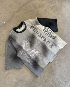 เสื้อยืดผู้ชายสไตล์วินเทจ โลโก้แบบกำหนดเอง ผ้าฝ้าย 100% เสื้อยืดเปล่าเนื้อหนา ดีไซน์เนอร์สุดฮิต เสื้อยืดผู้ชาย - Product Image 3