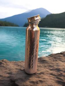 Direct Factory Supply Handcrafted Pure <b>Copper</b> <b>Water</b> <b>Bottle</b> with Smooth Finish for Detox and Immunity Available for Export Price - Product Image 3