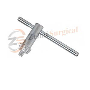 Haute demande Zelmi orthopédique Steinmann broche mandrin clé allemand en acier inoxydable manuel Source d'alimentation ZS-2109 ISO13485 classe certifiée - Product Image 2