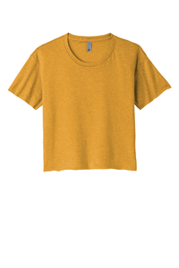 Next Level Apparel Femmes Crop Top T-shirts Coupe régulière Premium Plain 100% Coton Col Rond Demi Multicolore T-shirt - Product Image 5