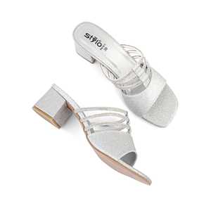 <b>Silver</b> Fancy Sports for <b>Slippers</b> Model FN7871 - Product Image 1