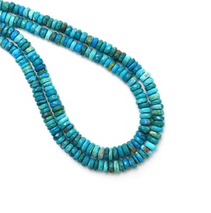 Natural Light Blue <b>Turquoise</b> <b>Bead</b> Strands Loose Bulk Heishi Disc Stone <b>Beads</b> for Jewelry Making - Product Image 1