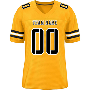 Ropa informal transpirable de secado rápido Camisetas de fútbol americano Ropa deportiva Clubwear Malla de poliéster Sublimación Logotipo personalizado Números - Product Image 3