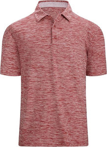 Meilleurs polos pour hommes pour hommes Polos de golf à manches courtes avec impression de performance sèche et évacuation de l'humidité fabriqués au Pakistan - Product Image 4