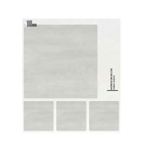 Azulejos de pared de suelo pulido semimate de porcelana rústica gris para baño 60x60cm 8,5mm de espesor antideslizante marca WALLMARK - Product Image 1