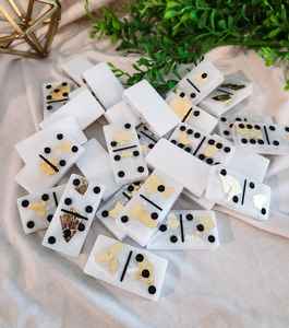 Early Riser DIY Crystal Glue Joyero Domino Resina Caja de almacenamiento Pai Gow Domino Molde de silicona Cross-border Hot Style - Product Image 2