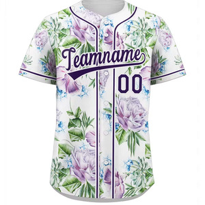 Fabricación Venta Caliente Mejor Calidad Béisbol Jersey Impreso Technics Ropa Deportiva Béisbol Jersey - Product Image 1