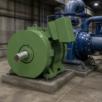 Moteur triphasé AC haute tension WPDJ Y2-4004-2 500KW 6KV pour pompe à eau, certifié CE