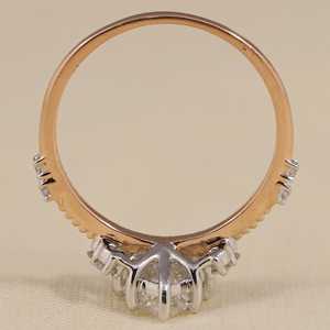 Anillo de Compromiso con Diamante Cultivado en Laboratorio de Estilo Vintage, 1.50 Quilates, Claridad VS1, Opciones de Plata de Ley 925/Oro Sólido, Diseño Artesanal - Product Image 2