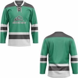 Camisetas de práctica de hockey sobre hielo con sublimación reversible completa MOQ bajo personalizado para hombres - Product Image 6