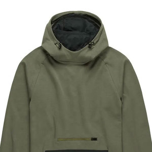 Sweat à capuche baggy en polaire éponge française sans ficelle marron vierge Essential100 % coton épais surdimensionné de haute qualité - Product Image 3