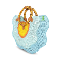 Sac de paille fait main panier en rotin sac de rangement femmes mode sac à main pour vacances plage été OEM conceptions Acceptable personnalisé