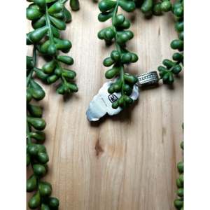 Colgante Navajo hecho a mano de ostra espinosa y plata de ley con engaste de bisel, oro rosa y platino, amuleto religioso con patrón numérico - Product Image 5