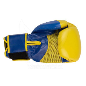 Guantes de boxeo impresos de buena calidad Guantes de boxeo de cuero con logotipo personalizado Guantes de boxeo resistentes - Product Image 5