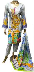 Shalwar Kameez Readymade Trajes paquistaníes para mujer Vestido de fiesta elegante para ropa de mujer - Product Image 5