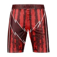 Shorts MMA personnalisés à fente haute, sublimation intégrale, compression unisexe, entraînement de grappling, séchage rapide, extensible, léger, respirant