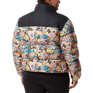 High Quality Plus Size Women Bubble <b>Jackets</b> Custom Logo Print Puffer Hoodie <b>Jackets</b> Women Bubble Winter <b>Jackets</b> - Product Image 2
