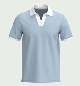 Camisetas de manga corta para hombre al por mayor Polo 100% algodón Casual polos, camiseta polo - Product Image 1